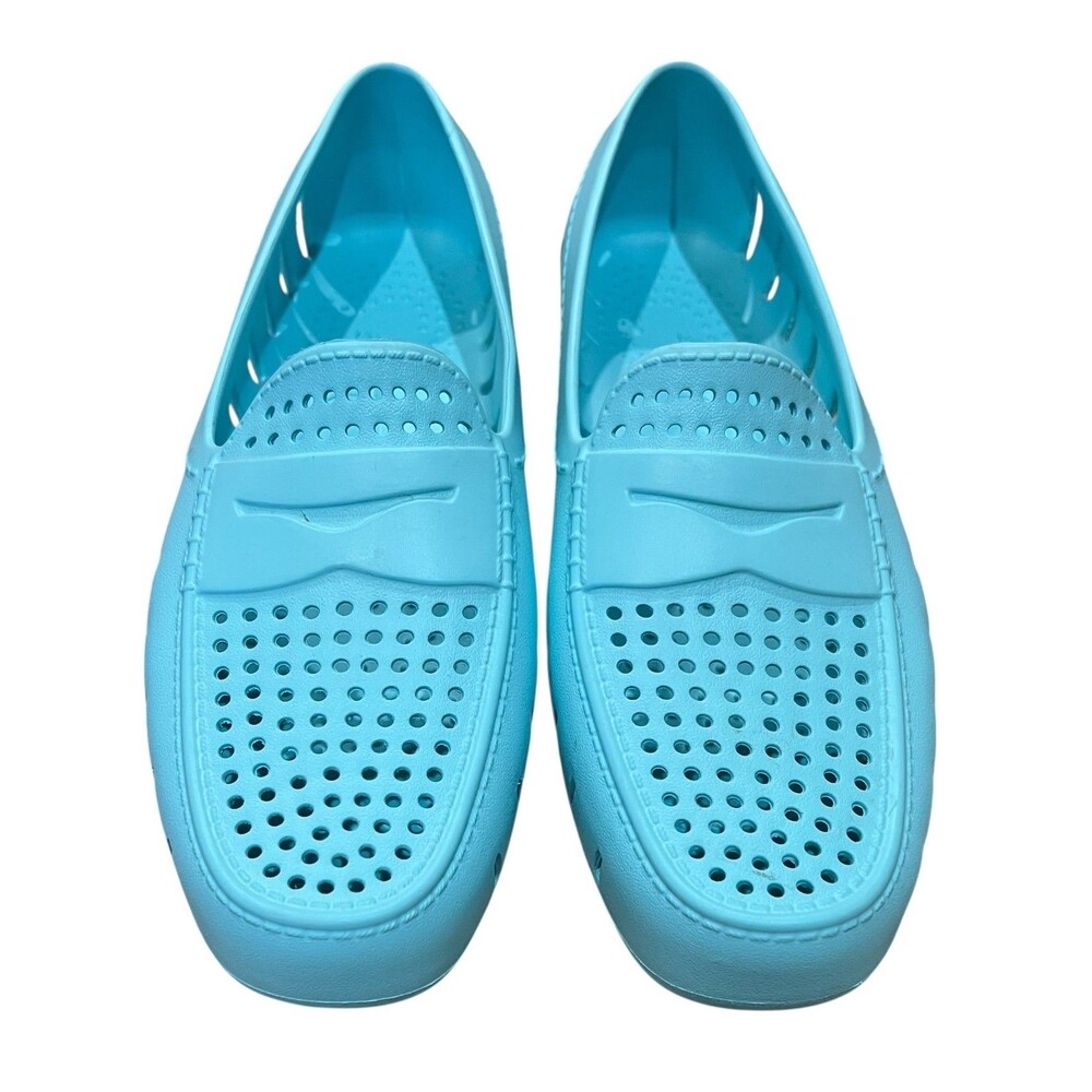 Floaters Men's Perforated Molded Slip On Boat Shoes Water Shoes  Size 12